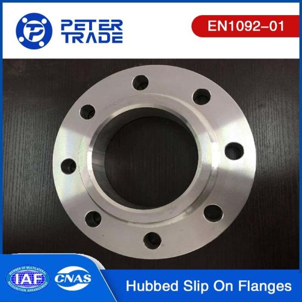 Buy cheap PN 10 Carbon Steel A105 A420 A350/Stainless Steel SS304 316 Hubbed 3 Inch Slip On Pipe Flange EN1092-01 TYPE 12 from wholesalers
