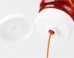 PETG Clear Ketchup Plastic Seasoning Bottles ODM 450ml