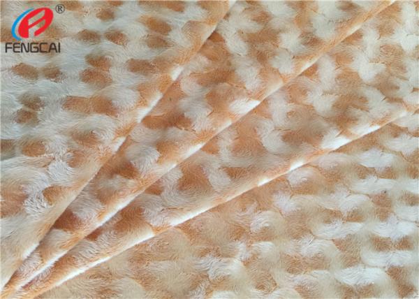 Buy cheap Warp Knitting Polyester Velvet Fabric Brushed Velboa Fabric For Sofa / Mattress from wholesalers