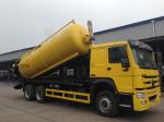 Buy cheap 336hp Euro 2/3/4/5  LHD Red 12M3 Sinotruck Howo Sewage Pumping Trucks from wholesalers