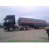 Buy cheap Tri Axles Caustic Soda Chemical Delivery Truck For 30 - 45MT Sodium Hydroxide from wholesalers