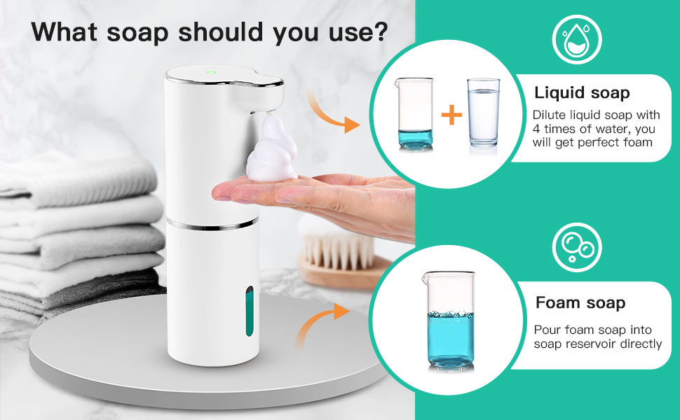 Electric Countertop Touchless Hand Sanitizer Dispenser 300ML 6CM Sensor Distance