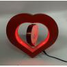 Buy cheap heart shape christmas gift led light magnetic levitation floating photo frame display rack for gift and decor from wholesalers