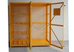 6 Feet Two Door Outdoor Propane Storage Cage , Gas Cylinder Storage Box
