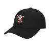 Buy cheap Santa Claus Cartoon Visor Brand Customization Embroidery Funny Merry Christmas Baseball Cap Black Baseball Cap from wholesalers
