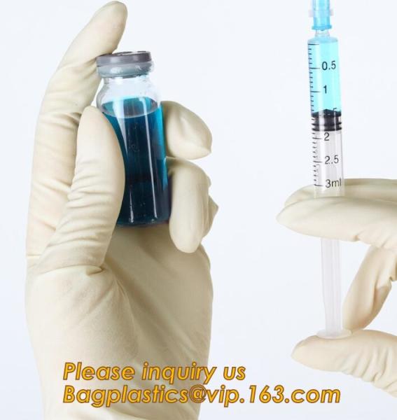 Buy cheap Natural Disposable Powdered Free Custom Medical Examination Latex Gloves,Powder-free non-sterile 100% natural rubber lat from wholesalers