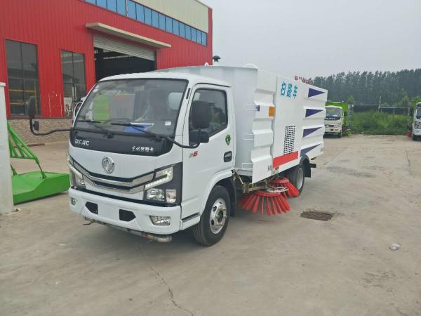 Buy cheap 6m3 Mechanical Sweeper Truck 4x2 Vacuum Road Sweeper Truck from wholesalers