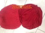 hand made crochet floor pouffe crochet knit hassock crochet knit Ottoman Floor