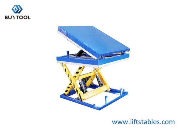 Buy cheap 1300x850mm Warehouse Stationary Lift Table With Tilt Cargo Lifting from wholesalers