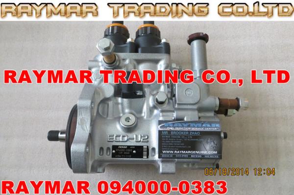 DENSO Common rail fuel pump 094000-0383, 094000-0380 for KOMATSU PC450-7 6156-71