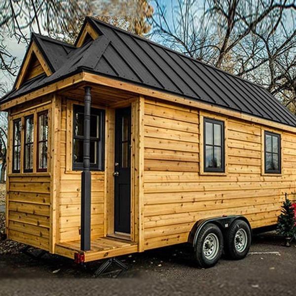 Caravan Trailer Prefab Mini House For Vacation Holiday Camping 55m2 Light Gauge