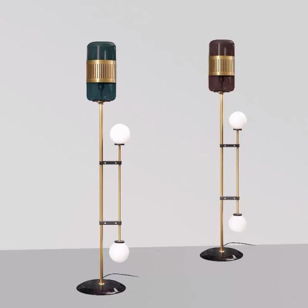Nordic Floor Lamp Luxury Glass Floor Lights for Living Room Lizak Floor Lamp(WH