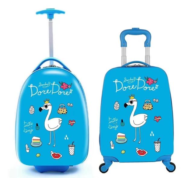 Factory Wholesale Custom Children'S Luggage Light Trolley Case For Primary