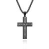Buy cheap Custom Logo Cross Pendant Necklace in Stainless Steel Gold Plated for Christian Religious Jewelry from wholesalers