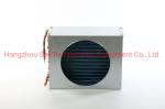 flat Fin Type Refrigeration Evaporator Coils Heat Exchanger custom