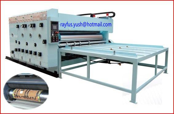 Buy cheap Auto Print 4 Colour Machine Flexo Printing Die Cutting Semi Auto Chain Feeding from wholesalers