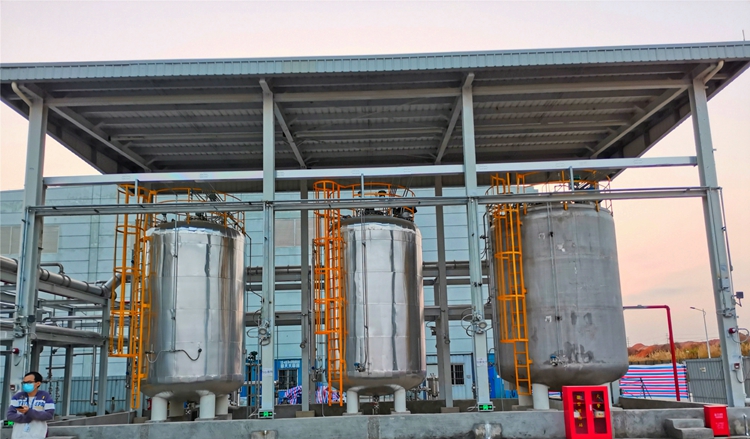 Product Receiving Discharge Tank Metallic Acid Storage Tank