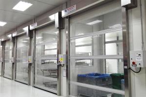 China Anti - wind Bar Wireless Safety Edge High Speed Doors , exterior rolling shutters on sale