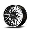 Buy cheap Passenger car forged aluminum alloy wheel 18-22 inch pcd112 108 115 120 130 black painted machined rim from wholesalers