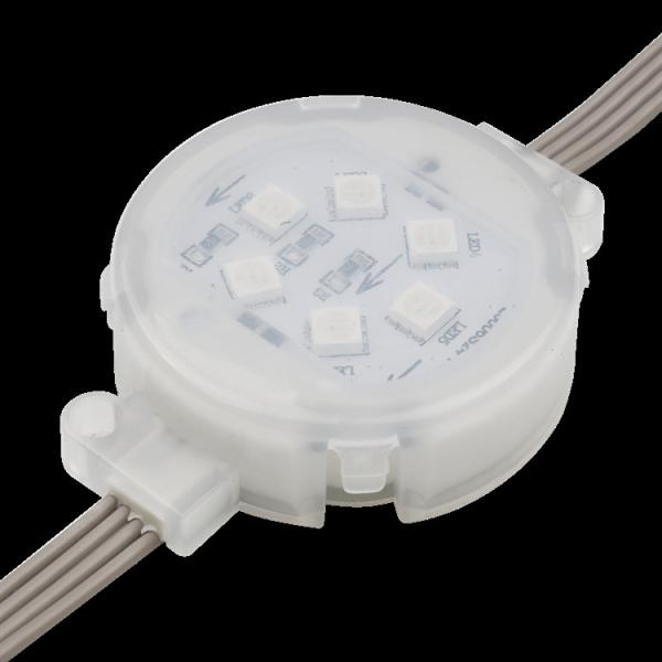 Buy cheap Outdoor Waterproof IP67 LED Point Light 1.5W Smd5050 DC24V 50mm RGB DMX512 from wholesalers