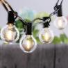 Buy cheap 50FT 30FT fairy string Light ST38 Globe Party Garland String Light Warm White 50 Clear Vintage Bulbs Decorative Outdoor Backyard from wholesalers