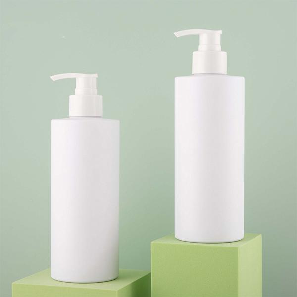 Personal Skin Care Packaging PET Collar Empty Amber White 500ml 1000ml Shampoo