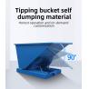 Buy cheap Mobile 2 Cubic Yard Self Dumping Hopper Outdoor Steel Dump Hopper from wholesalers