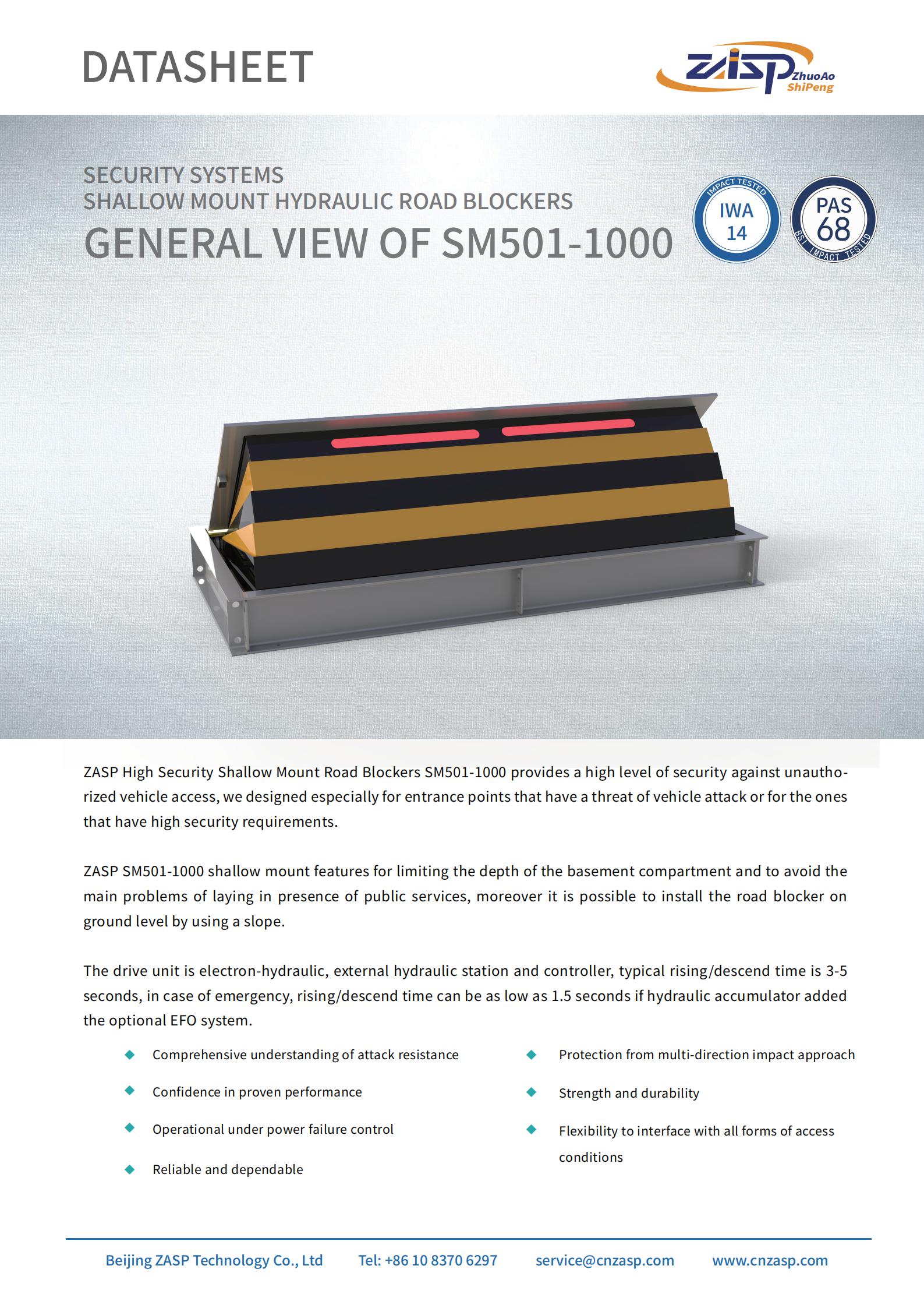 Impact Test Standard Automatic Security Post Automatic Traffic Bollards