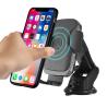 Buy cheap Cell Phone Holder PU Leather 10w Qi Car Wireless Charger from wholesalers