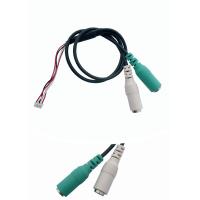 Buy cheap Black 3.5mm RCA Audio Video Cable Customizable Length With PVC Jacket product