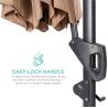 Buy cheap Canopy, Cantilever Umbrella Hanging Umbrellas, Fade Resistance & Water-repellent UV Protection Solution-dyed Fabric from wholesalers