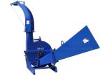 Blue Color Self Feeding Wood Chipper 30 - 100 HP 6 Inch Chipping Capacity