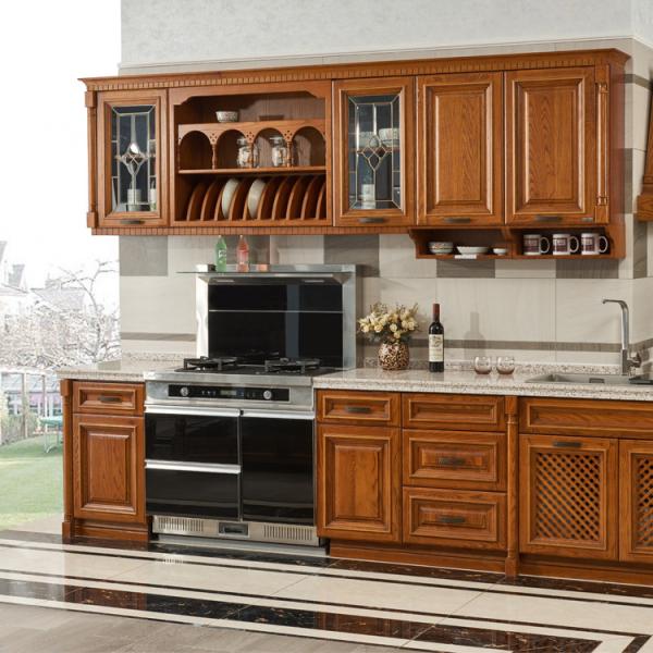 Buy cheap Classical RTA Lampblack 5mm Solid Wood Kitchen Island ODM from wholesalers