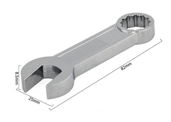 Engrave Logo Metal Usb Flash Drive Wrench Shape 1g - 256g Customized Capacity