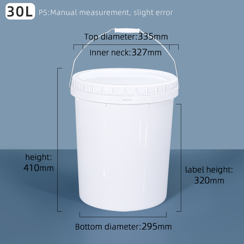 Sample Supplied as the Photo Food Grade 5 Gallon 20L Plastic Bucket With Screw Lid
