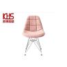Buy cheap Hotel Restaurant Scandinavian Kitchen Chairs Metal Frame Lounge Chair With Cushion from wholesalers