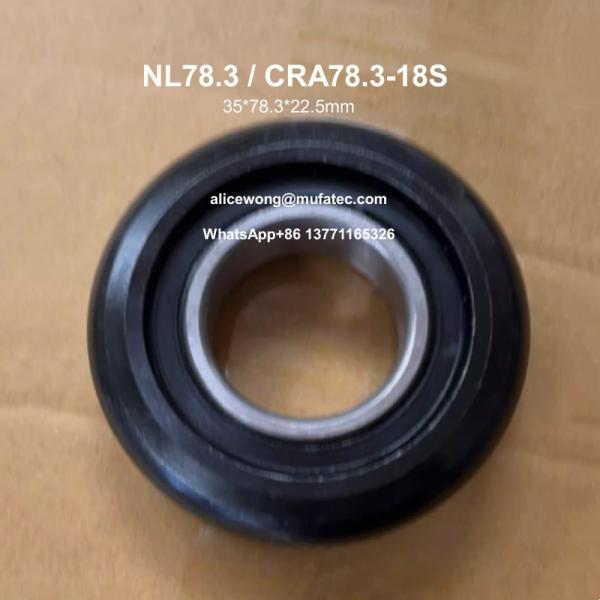 Buy cheap Heavy load ball bearings 35x78.3x22.5mm for fork truck replacement CRA78.3-18S NL78.3 from wholesalers