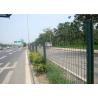 Buy cheap 2D Luxury Flower Curvy Welded Fence Galvanized Steel Iron Peach Post from wholesalers