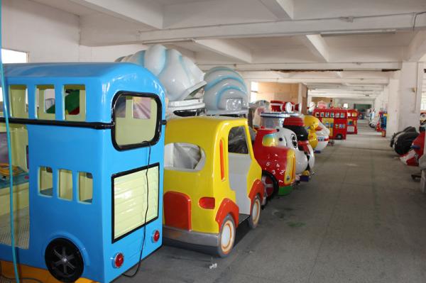 Buy cheap MP4 2 Seats Coin Operated Kiddie Ride with LED Lights from wholesalers
