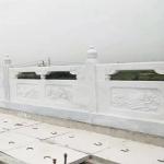 Smooth Marble Stone Sculpture Baluster Handmade Carving Railing Chinese Stone