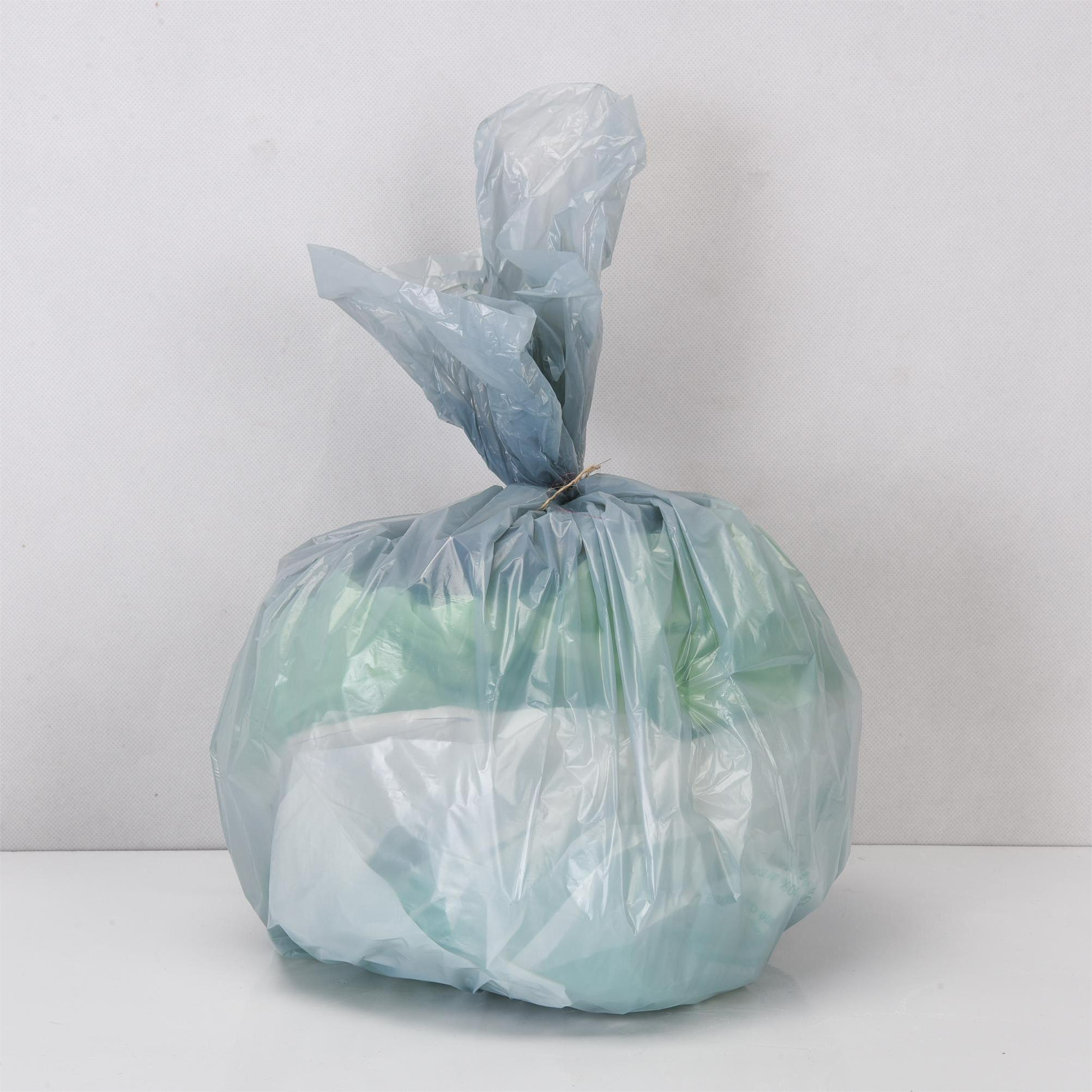 Green or Customized Color Black Plastic Trash Bag on Roll with Thickness 5-80 mic