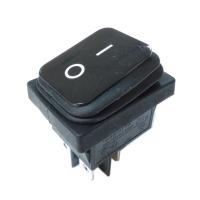 Buy cheap R5-12 Waterproof Electrical Switch, 32*25mm, ON-OFF, 4 terminals, PA66/PC Black Housing product