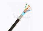 PVC PE HDPE 0.51BC 24AWG FTP Cat5e Ethernet Cable