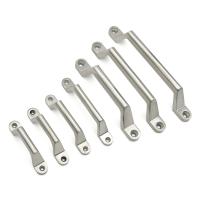Buy cheap 80x18x32mm Stainless Steel Cabinet Handles Bow Shaped Straight Edge product