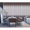 Buy cheap High quality vertical coffee brown Shangri-la blindS dreamlike manual/motorized for meeting living bed Kitchen room from wholesalers