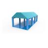 Buy cheap Blue Outdoor Inflatable Tents Portable Air Structure Customized from wholesalers