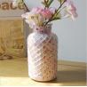 Buy cheap Pastoral style pink mosaic glass bottle home decoration vase from wholesalers
