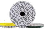 High Efficiency Diamond Polishing Pads , 4 Inch 3 Step Diamond Granite Polishing