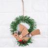 Buy cheap owl bird design Door Christmas Wreath Decoration for Windows and Kid's Room Decoration from wholesalers