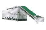 Viscose Staple Fiber Conveyor Belt Dryer Steam Heating Low Temperature